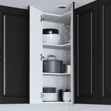 Dishwasher Panel Kalmar Black 57 x 57 x 100 cm Engineered Wood