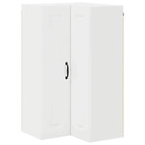 Kitchen Wall Cabinet High Gloss White 57 x 57 x 100 cm - Front View