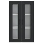 Dishwasher Panel Kalmar Black 60 x 31 x 100 cm Engineered Wood
