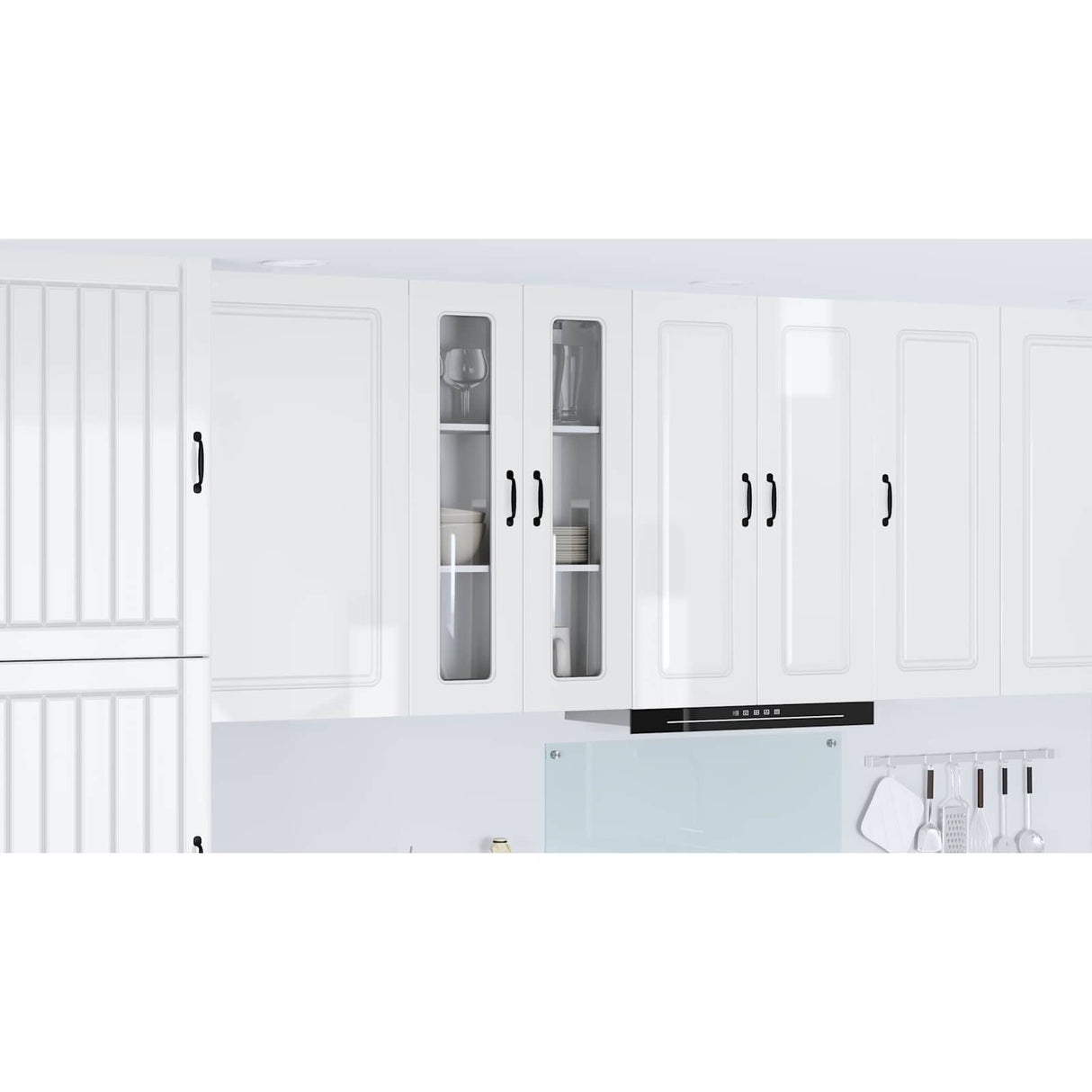 Dishwasher Panel Kalmar High Gloss White 60 x 31 x 100 cm