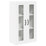 Kitchen Wall Cabinet High Gloss White 60 x 31 x 100 cm - Front View