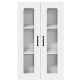 Kitchen Wall Cabinet High Gloss White 60 x 31 x 100 cm - Rear View