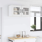Kitchen Wall Cabinet White 40 x 31 x 40 cm Engineered Wood - Top-Down View
