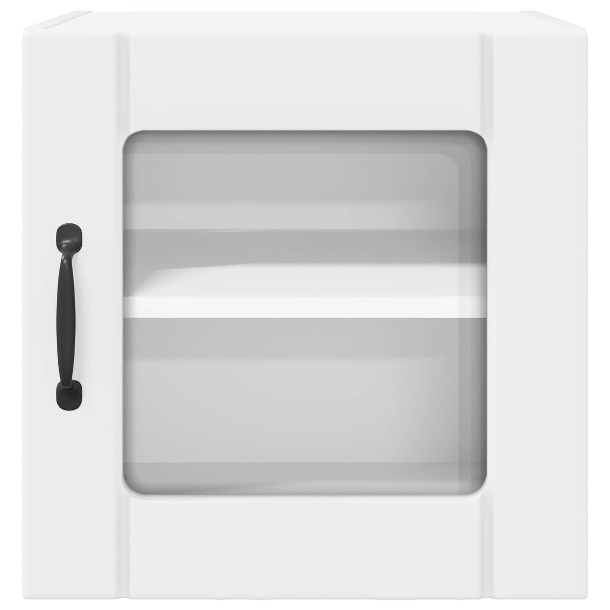 Wall Glass Cabinet LUCCA White 40 x 31 x 40 cm Engineered Wood