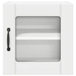 Wall Glass Cabinet LUCCA White 40 x 31 x 40 cm Engineered Wood