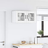 Wall Glass Cabinet LUCCA 2 pcs White 40 x 31 x 40 cm - Top-Down View