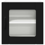 Kitchen Wall Cabinet Black 40 x 31 x 40 cm Engineered Wood - Rear View