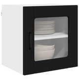 Kitchen Wall Cabinet Black 40 x 31 x 40 cm Engineered Wood - Side View