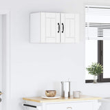 Wall Cabinet LUCCA 2 pcs White 30 x 31 x 40 cm Engineered Wood - Top-Down View