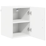 Wall Cabinet LUCCA 2 pcs White Engineered Wood