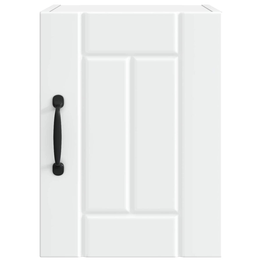 Wall Cabinet LUCCA 2 pcs White Engineered Wood