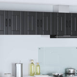 Wall Cabinet LUCCA Black 30 x 31 x 40 cm Engineered Wood