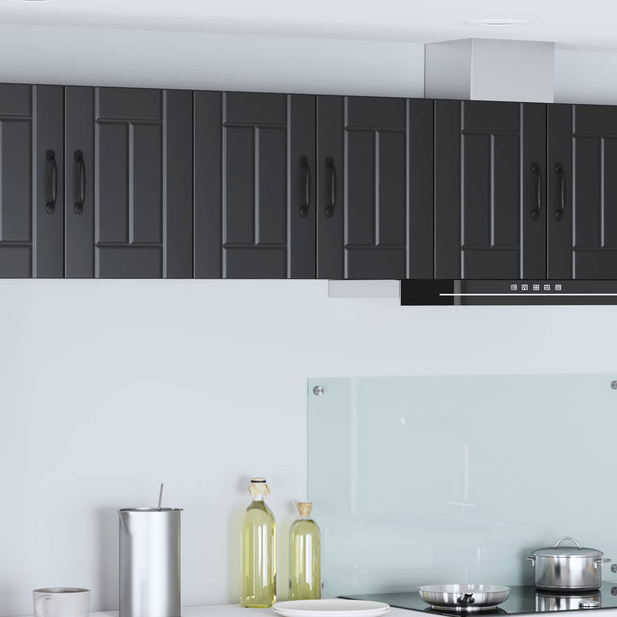 Wall Cabinet LUCCA Black 30 x 31 x 40 cm Engineered Wood