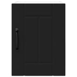 Kitchen Wall Cabinet Black 30 x 31 x 40 cm Engineered Wood - Rear View