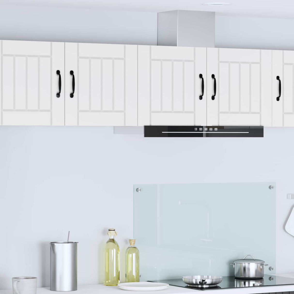 Wall Cabinet LUCCA 2 pcs White 40 x 31 x 40 cm Engineered Wood