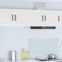 Wall Cabinet LUCCA 2 pcs White Engineered Wood