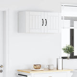 Wall Cabinet LUCCA 2 pcs White 40 x 31 x 40 cm Engineered Wood - Top-Down View
