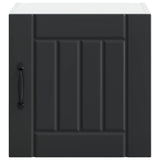 Wall Cabinet LUCCA Black 40 x 31 x 40 cm Engineered Wood - Rear View