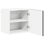 Wall Cabinet LUCCA 2 pcs Black Engineered Wood