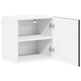 Wall Cabinet LUCCA 2 pcs Black 40 x 31 x 40 cm Engineered Wood - Rear View