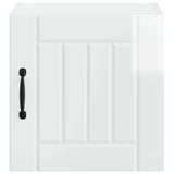 Wall Cabinet LUCCA High Gloss White 40 x 31 x 40 cm - Rear View