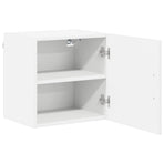Wall Cabinet LUCCA 2 pcs High Gloss White Engineered Wood