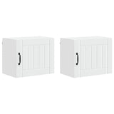 Wall Cabinet LUCCA 2 pcs White 50 x 31 x 40 cm Engineered Wood