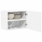 Wall Cabinet LUCCA 2 pcs White Engineered Wood