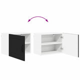 Kitchen Wall Cabinet Black 50 x 31 x 40 cm Engineered Wood - Extra Image