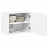 Kitchen Wall Cabinet High Gloss White 50 x 31 x 40 cm - Side View