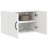 Wall Cabinet LUCCA White 60 x 31 x 40 cm Engineered Wood - Side View