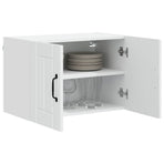 Wall Cabinet LUCCA 2 pcs White Engineered Wood
