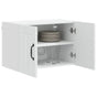 Wall Cabinet LUCCA 2 pcs White Engineered Wood