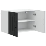 Wall Cabinet LUCCA Black 60 x 31 x 40 cm Engineered Wood - 45-Degree Angle