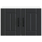 Wall Cabinet LUCCA Black 60 x 31 x 40 cm Engineered Wood