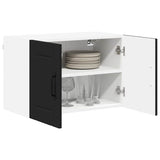 Kitchen Wall Cabinet Black 60 x 31 x 40 cm Engineered Wood - Side View