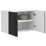 Wall Cabinet LUCCA Black 60 x 31 x 40 cm Engineered Wood