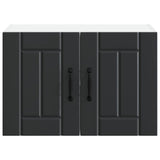 Wall Cabinet LUCCA 2 pcs Black 60 x 31 x 40 cm Engineered Wood