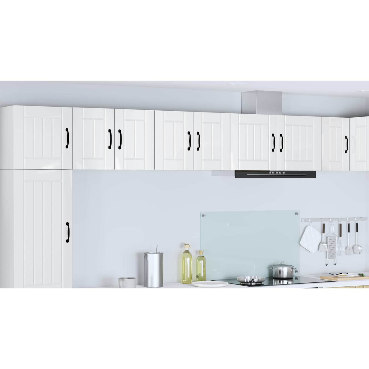 Wall Cabinet LUCCA High Gloss White 60 x 31 x 40 cm