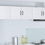Wall Cabinet LUCCA White 80 x 31 x 40 cm Engineered Wood