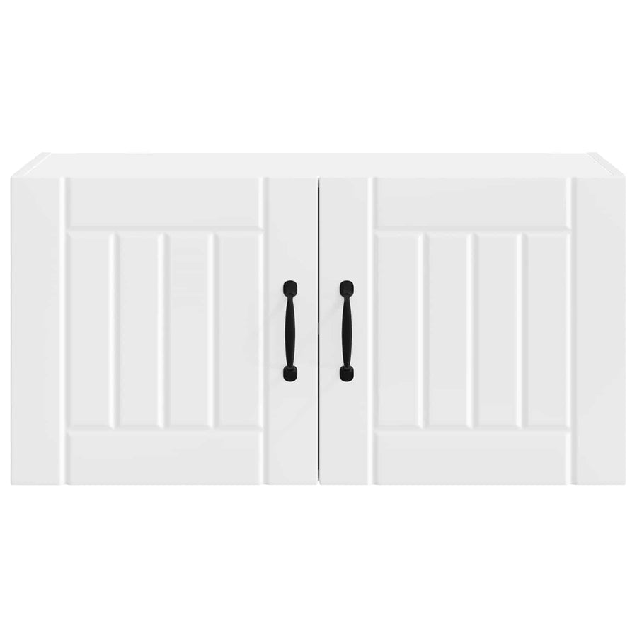 Wall Cabinet LUCCA White 80 x 31 x 40 cm Engineered Wood