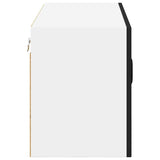 Kitchen Wall Cabinet Black 80 x 31 x 40 cm Engineered Wood - Close-Up Angle