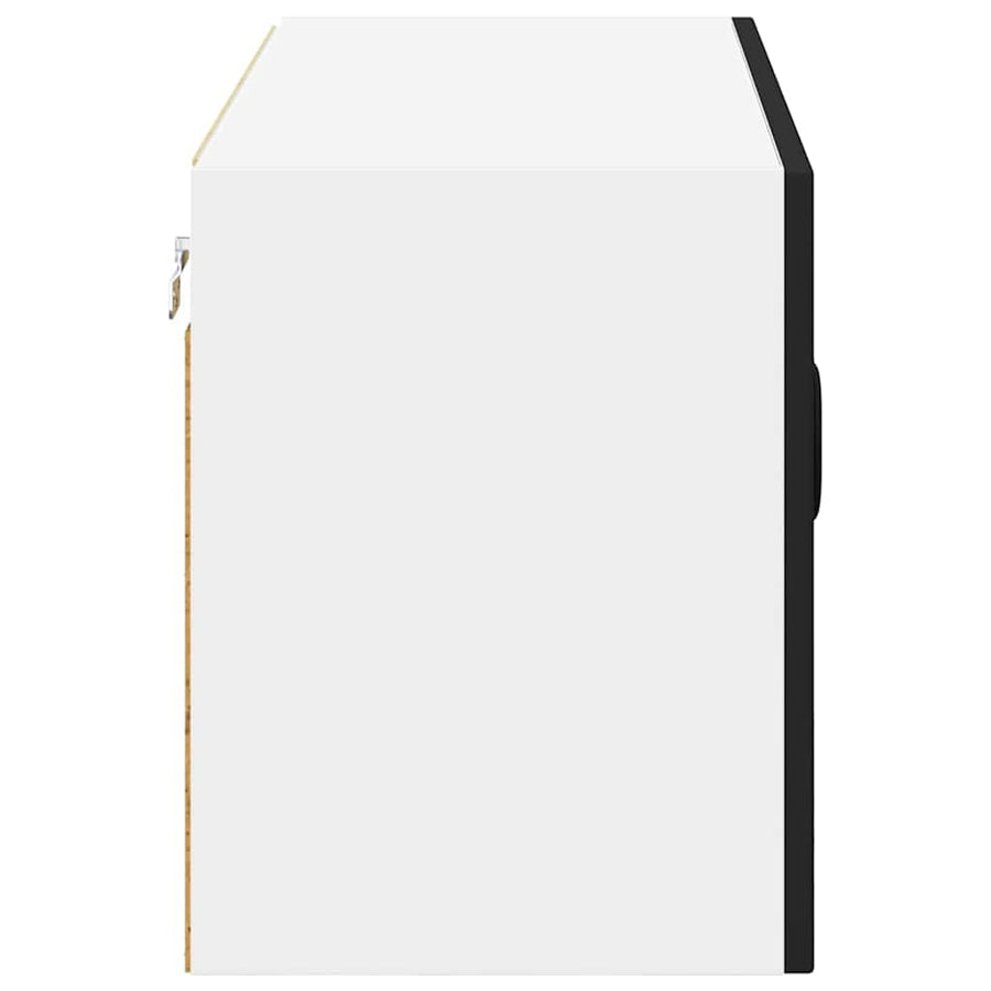 Wall Cabinet LUCCA Black 80 x 31 x 40 cm Engineered Wood