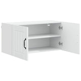 Wall Cabinet LUCCA High Gloss White 80 x 31 x 40 cm - 45-Degree Angle