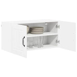Kitchen Wall Cabinet High Gloss White 80 x 31 x 40 cm - Side View