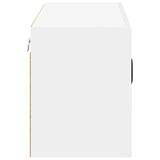 Kitchen Wall Cabinet High Gloss White 80 x 31 x 40 cm - Close-Up Angle