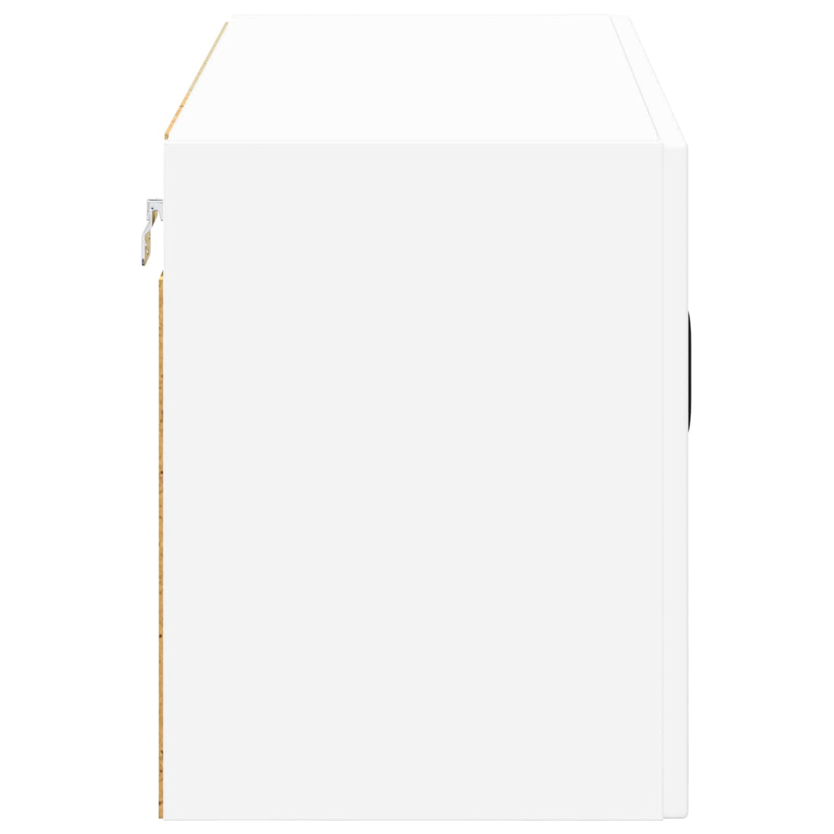 Wall Glass Cabinet LUCCA White 80 x 31 x 40 cm Engineered Wood