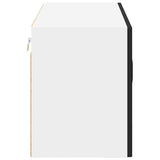 Kitchen Wall Cabinet Black 80 x 31 x 40 cm Engineered Wood - Close-Up Angle