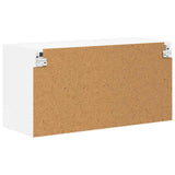 Kitchen Wall Cabinet High Gloss White 80 x 31 x 40 cm - Low Angle