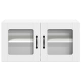 Kitchen Wall Cabinet High Gloss White 80 x 31 x 40 cm - Rear View